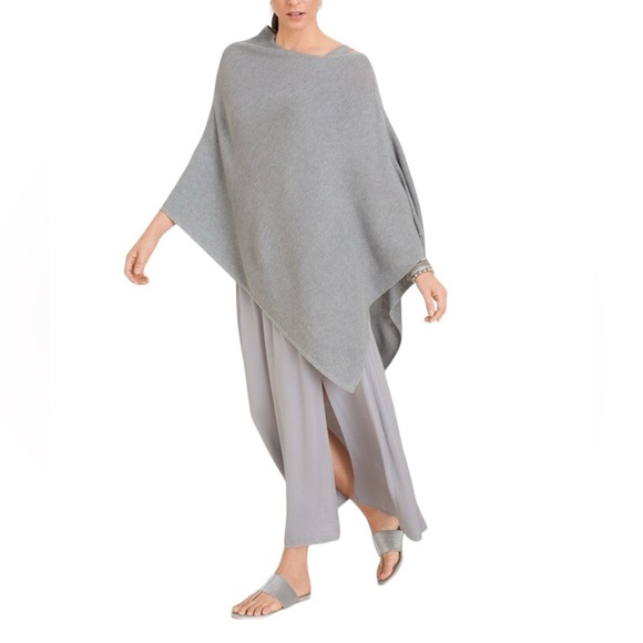 NWT Chico’s Solid Side-Slit Maxi Skirt Size 8 - Picture 3 of 12